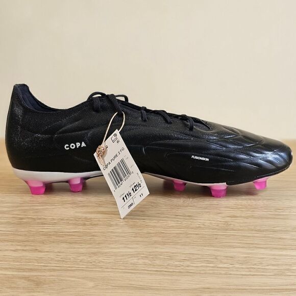 Adidas Copa Pure .2 FG Soccer Cleats Men's 11.5 Black White Shoes Messi Pink - Picture 7 of 13